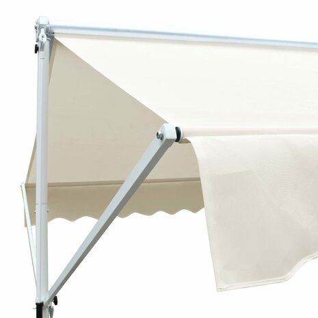 Luifel vrijstaand 4x3 m cr&egrave;me 6