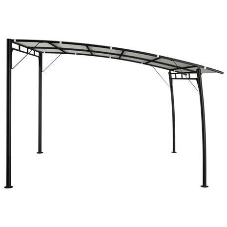 Zonneluifel 3x3x2,55 m cr&egrave;mekleurig 3