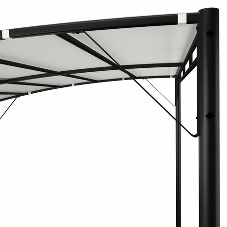 Zonneluifel 3x3x2,55 m cr&egrave;mekleurig 5