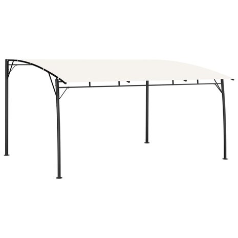 Zonneluifel 4x3x2,55 m cr&egrave;mekleurig 1