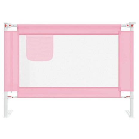 Bedhekje peuter 90x25 cm stof roze 3