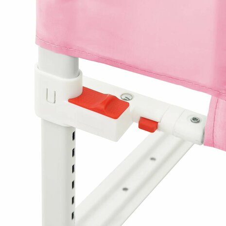 Bedhekje peuter 90x25 cm stof roze 8