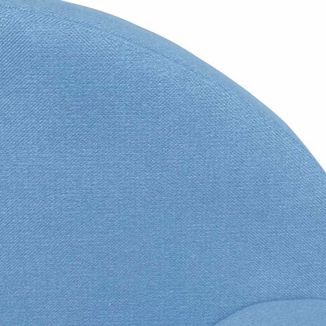 Kinderbank zacht pluche blauw 6