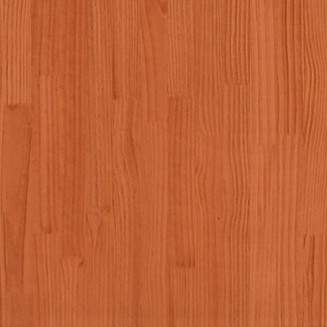 Hoogslaper zonder matras massief grenenhout wasbruin 90x190 cm 9