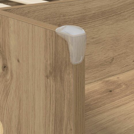 Kinder Hoogslaper Artisanaal eiken 90 x 200 cm Bewerkt hout 8