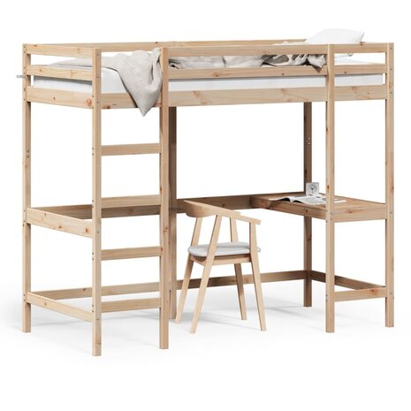 Hoogslaper mer bureau massief grenenhout 100x200 cm 2
