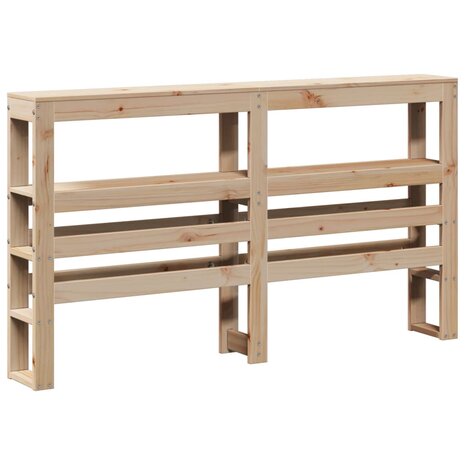 Seniorenbed met hoofdbord massief grenenhout 140x190 cm 8