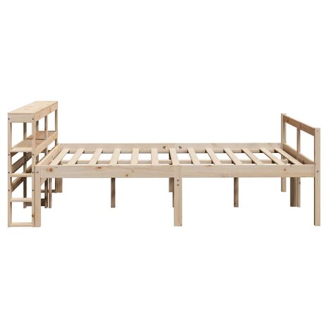 Seniorenbed met hoofdbord massief grenenhout 120x200 cm 5