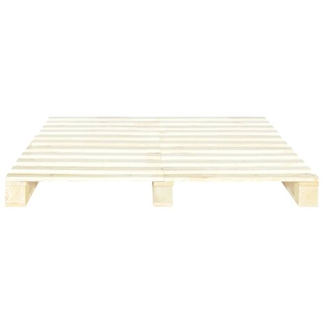 Bedframe pallet massief grenenhout 160x200 cm 3