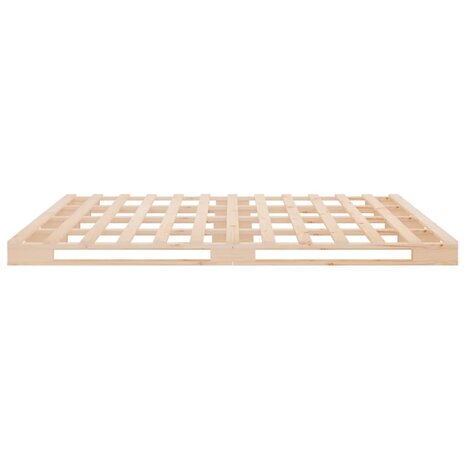 Palletbed massief grenenhout 160x200 cm 6