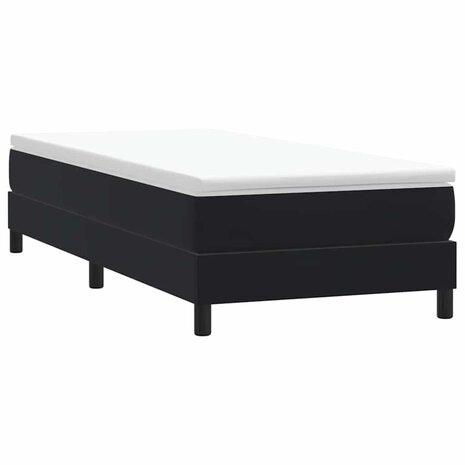 Boxspring zonder matras fluweel zwart 80x210 cm 1
