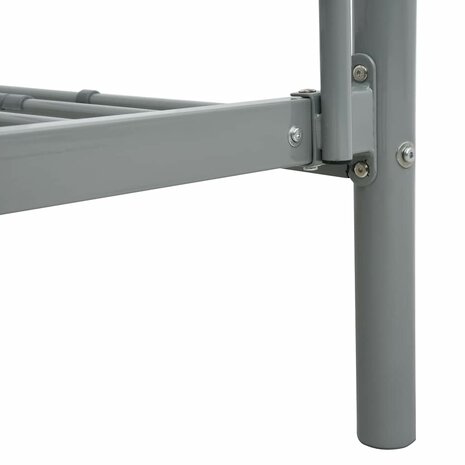 Stapelbed metaal grijs 90x200 cm 7