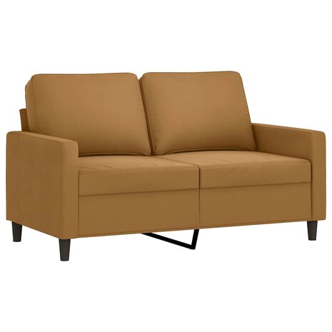 2-delige Loungeset met kussens fluweel bruin 3