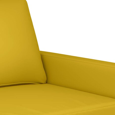 2-delige Loungeset met kussens fluweel geel 5