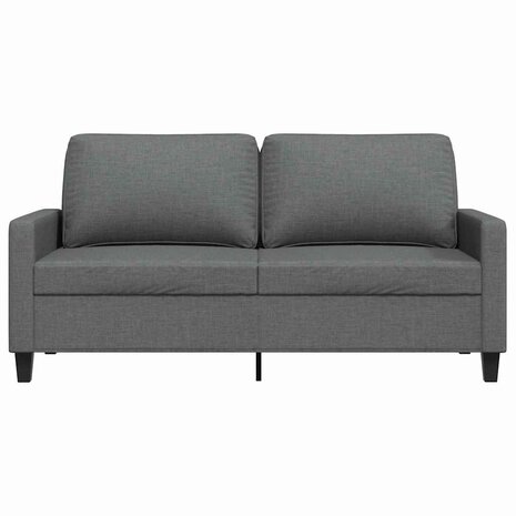 Tweezitsbank 140 cm stof donkergrijs 4