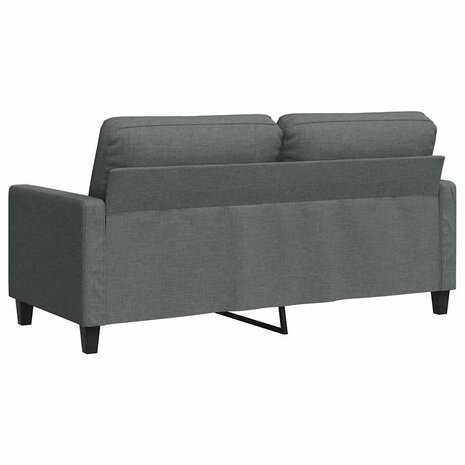 Tweezitsbank 140 cm stof donkergrijs 6