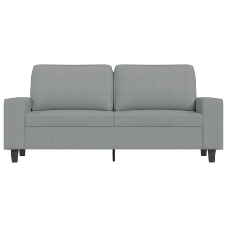 Tweezitsbank 140 cm stof lichtgrijs 3