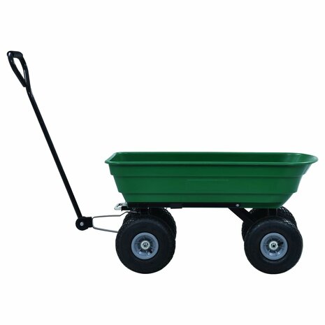 Tuinkiepwagen 300 kg 75L groen 6