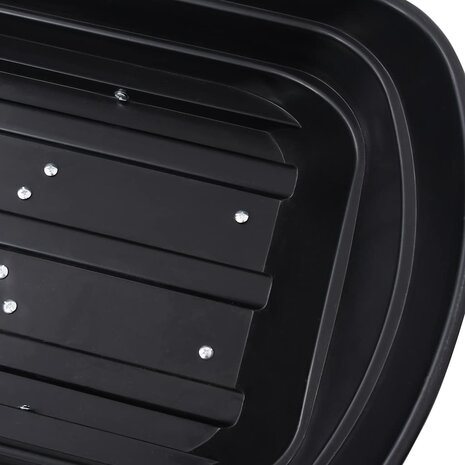 Tuinkiepwagen 300 kg 75 L zwart 8