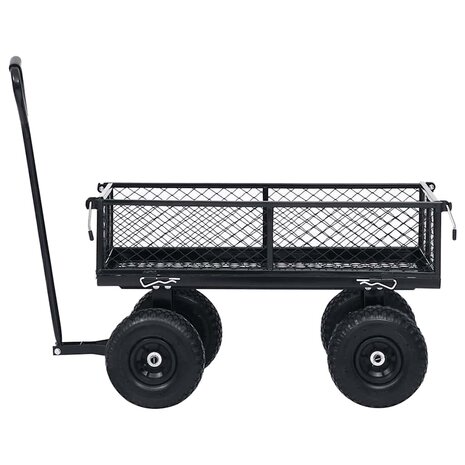 Tuinwagen 250 kg zwart 3