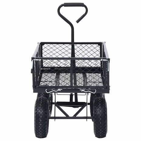 Tuinwagen 250 kg zwart 4