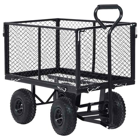 Tuinwagen 350 kg zwart 2
