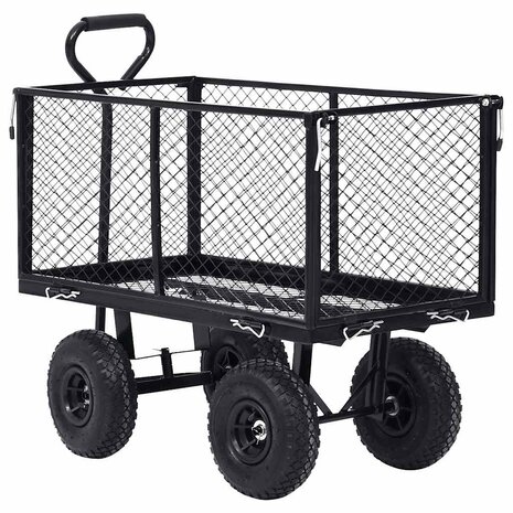 Tuinwagen 350 kg zwart 4