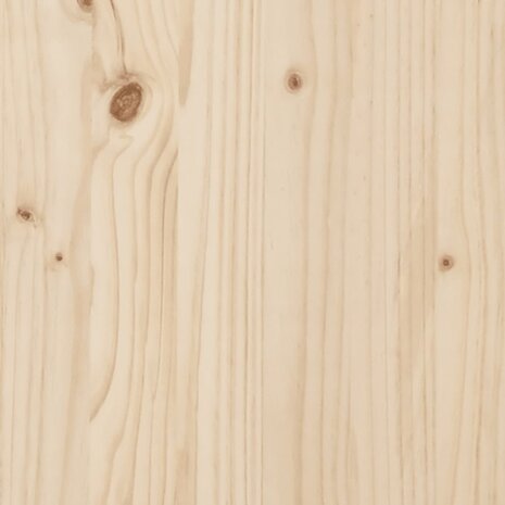Plantenbak met hekontwerp 60x60x60 cm massief grenenhout 8