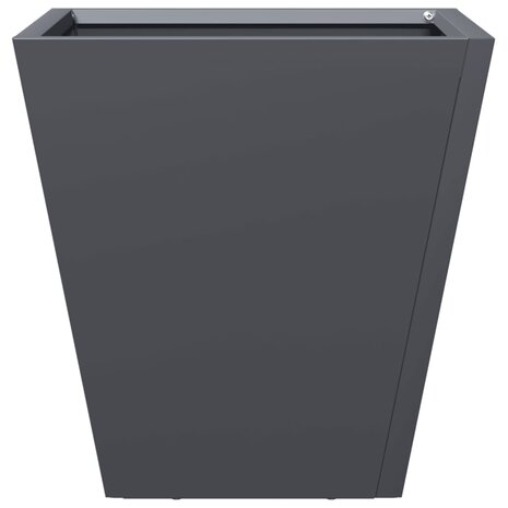 Plantenbak 30x30x30 cm staal antracietkleurig 4