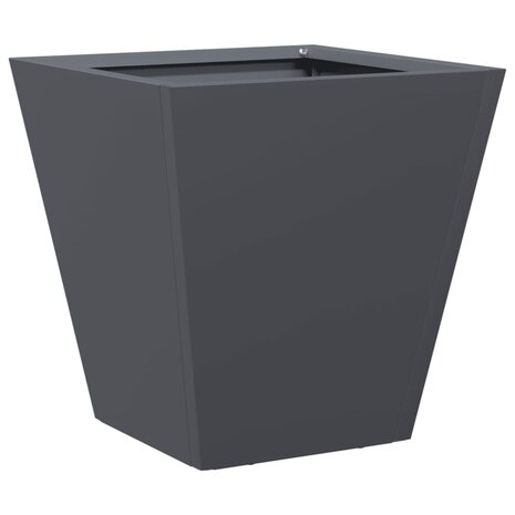 Plantenbak 30x30x30 cm staal antracietkleurig 6