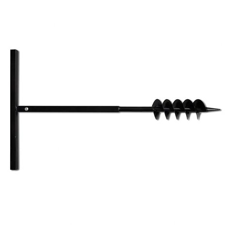 Grondboor 100 mm met 13 m verlengstuk Staal 4