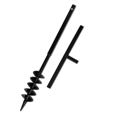 Grondboor 100 mm met 13 m verlengstuk Staal 5