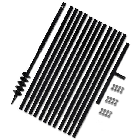 Grondboor 80 mm met 13 m verlengstuk Staal 2