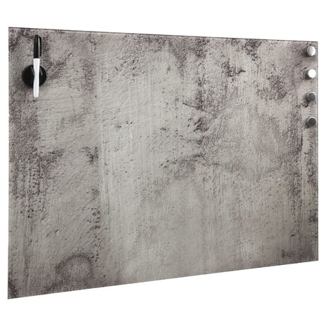 Magneetbord wandmontage 50x30 cm glas 2