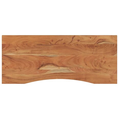 Bureaublad rechthoekig 120x50x2,5 cm massief acaciahout 2