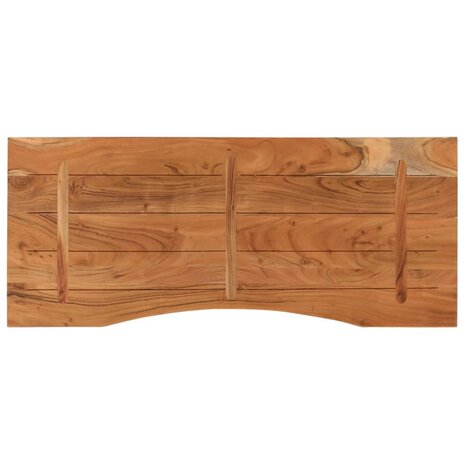Bureaublad rechthoekig 120x50x2,5 cm massief acaciahout 5