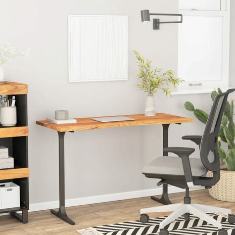 Bureaublad rechthoekig 110x60x2,5 cm massief acaciahout 1