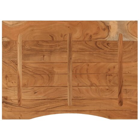 Bureaublad rechthoekig 100x80x2,5 cm massief acaciahout 5