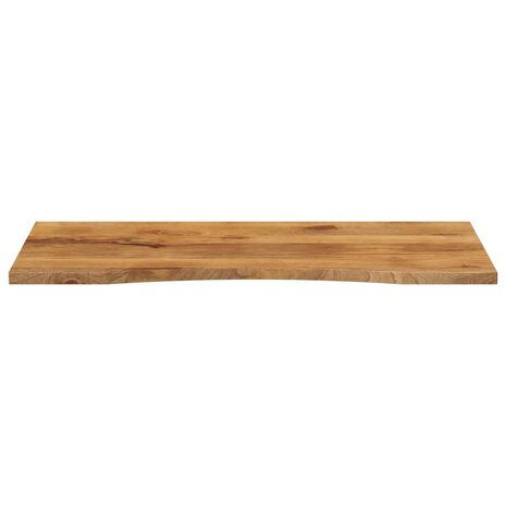 Bureaublad met ronding 120x50x2,5 cm massief ruw mangohout 3