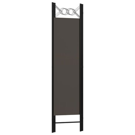 Kamerscherm met 3 panelen 120x180 cm antraciet 4
