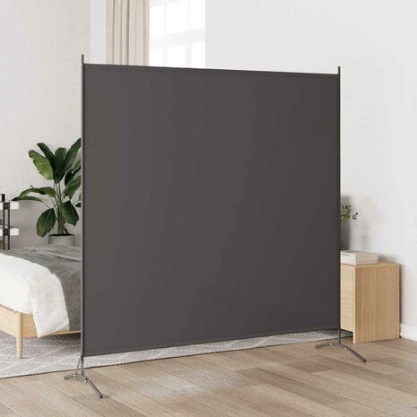 Kamerscherm met 1 paneel 175x180 cm antraciet 1
