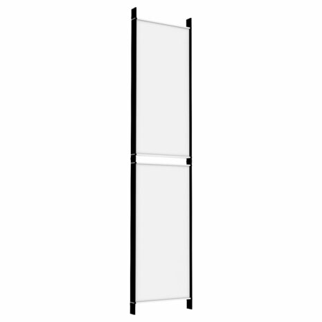 Kamerscherm met 5 panelen 250x220 cm stof wit 6