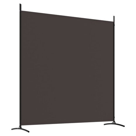  Kamerscherm met 2 panelen 348x180 cm stof bruin 6