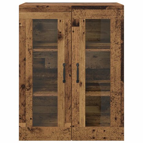 Opbergkast Wandgemonteerd Oudhout 69,5 x 34 x 90 cm 6