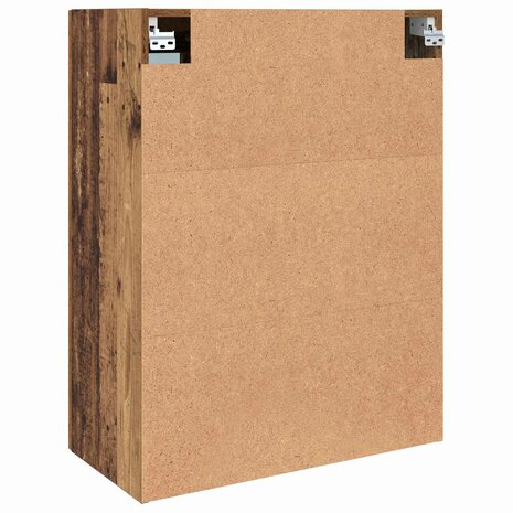 Opbergkast Wandgemonteerd Oudhout 69,5 x 34 x 90 cm 8