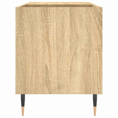 Platenkast 85x38x48 cm bewerkt hout sonoma eikenkleurig 5