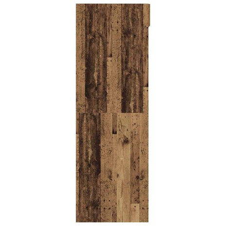 Wasmachinekast Oudhout 67,5 x 68 x 200 cm Bewerkt hout 7
