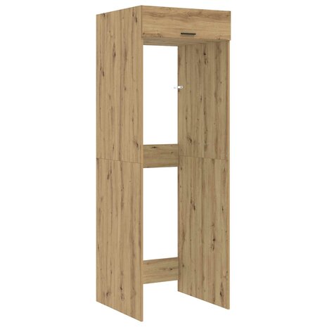 Wasmachinekast Artisan Eiken 67,5 x 68 x 200 cm Bewerkt hout 2