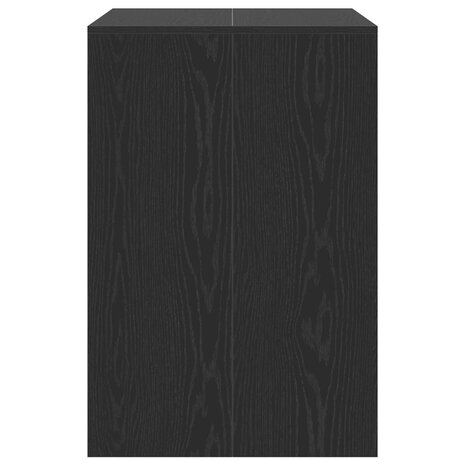 Wasmachinekast Zwart Eiken 87 x 60 x 89 cm Bewerkt hout 7