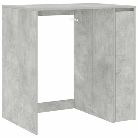 Wasmachinekast Betonkleurig 87 x 60 x 89 cm Bewerkt hout 2